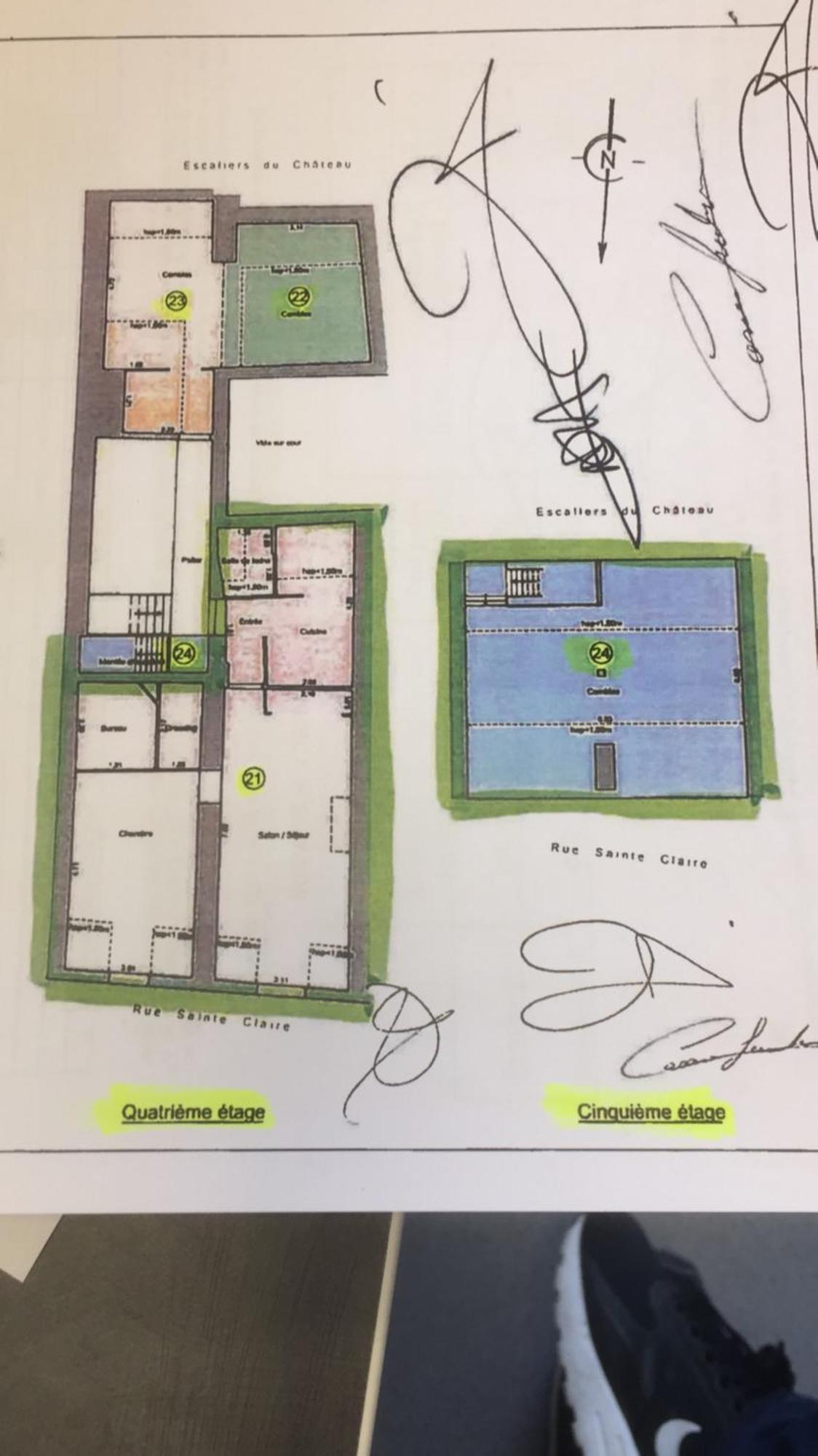Annecy Sainte Claire Duplex Gare-Lac 4E Etage 4Ou6 Personnes Exterior foto